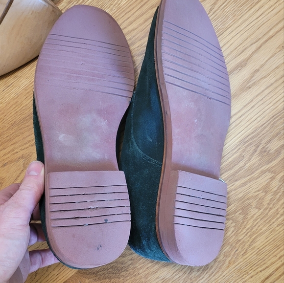 J crew Green suede derby shoes in superb condition- size 11 - Picture 9 of 9